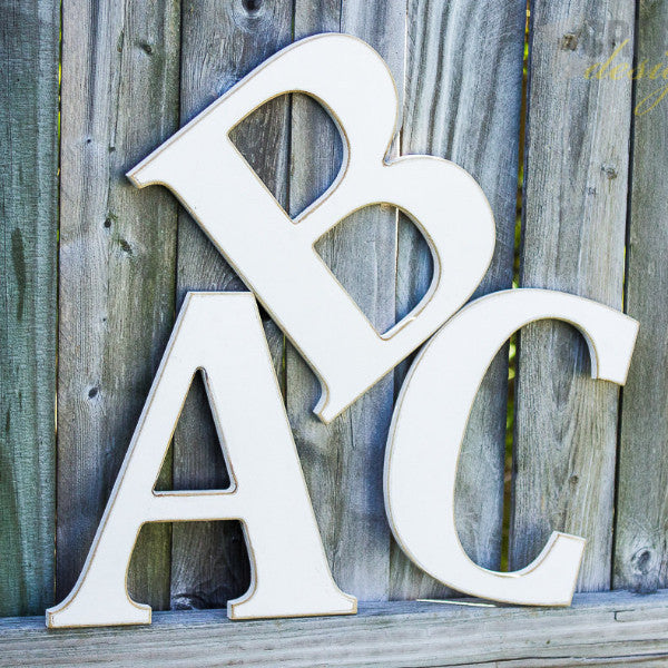  2-Inch Decorative Wooden Letter P - Alphabet Letters