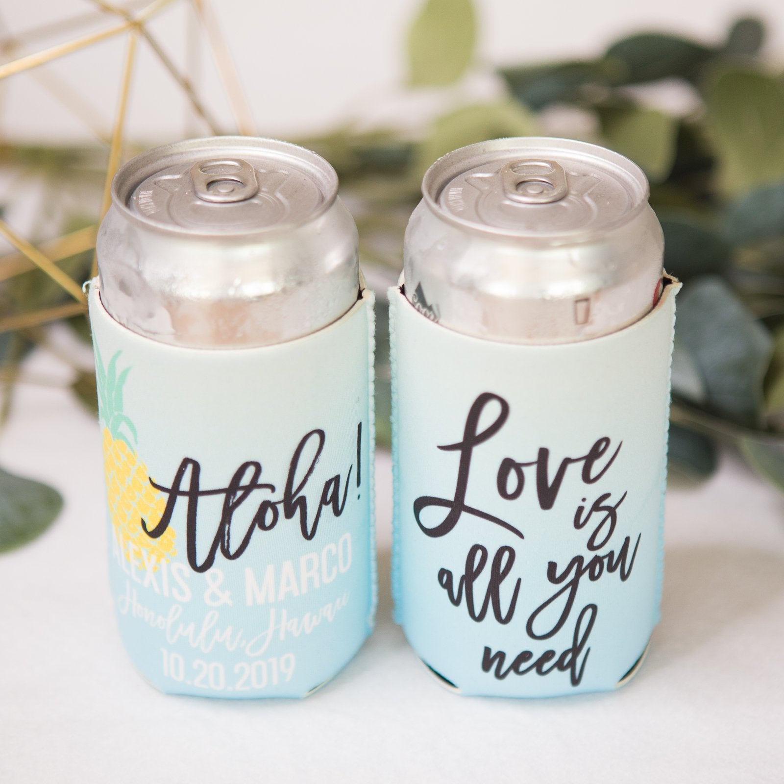 Wedding sales drink koozies