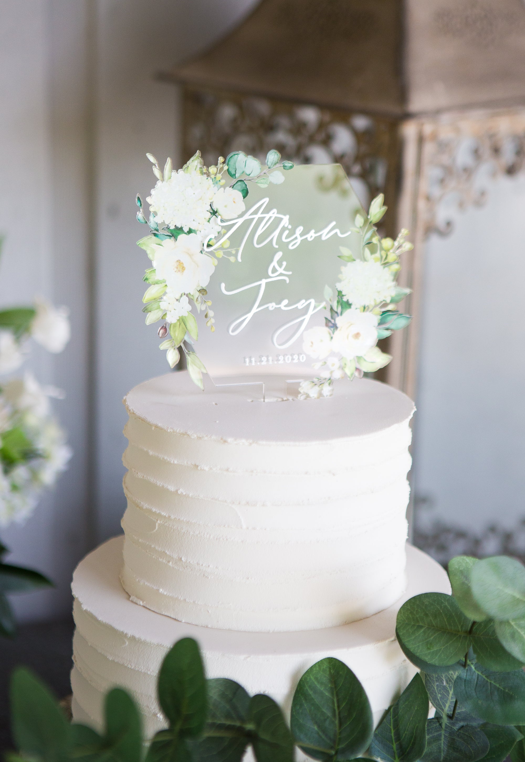 Rustic Name Wedding Cake Topper | Custom Wood Cake Topper Personalized -  designLEE Studio