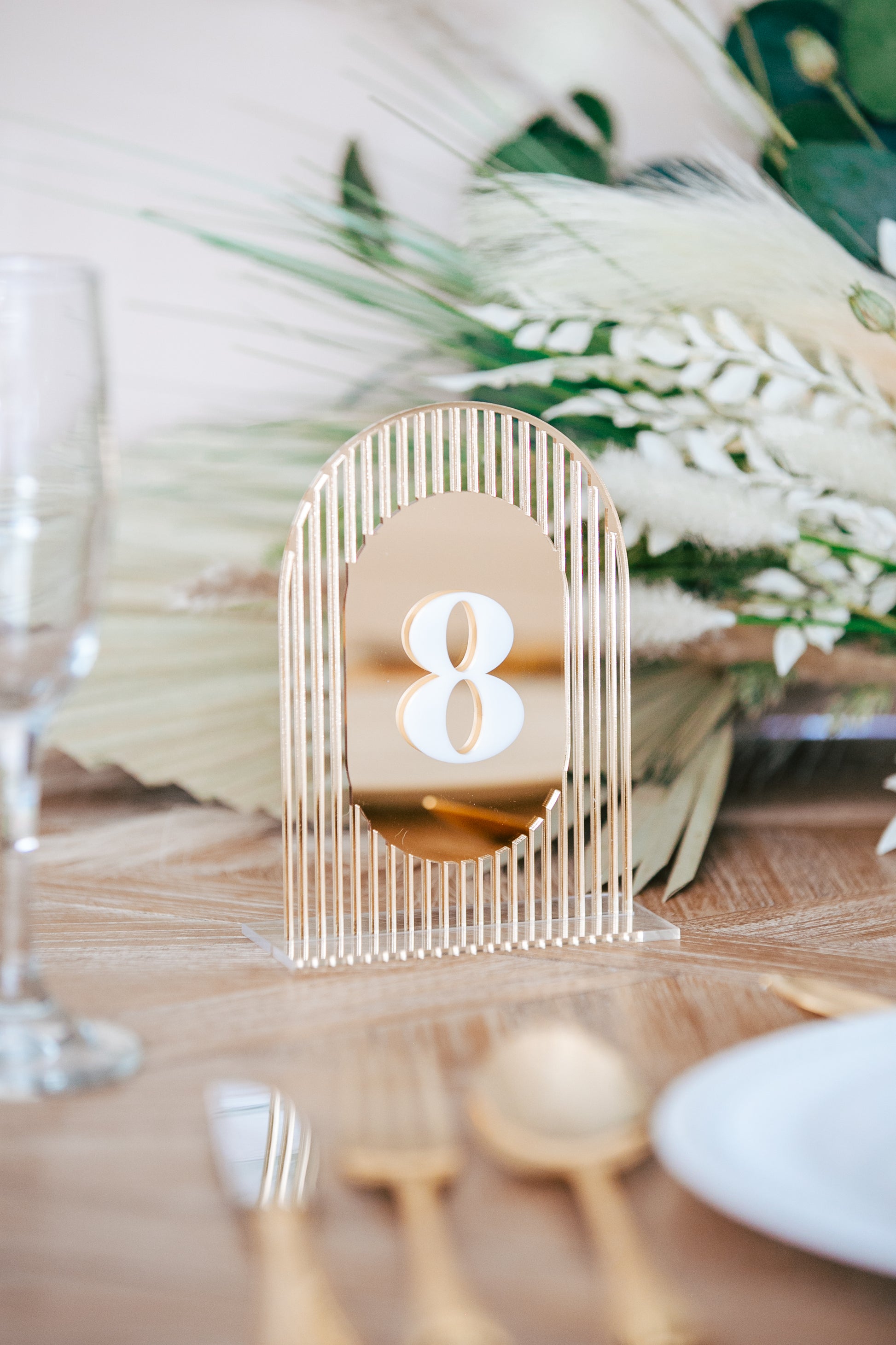 Grey Metal Table Numbers Set 1-11 - PSR Events